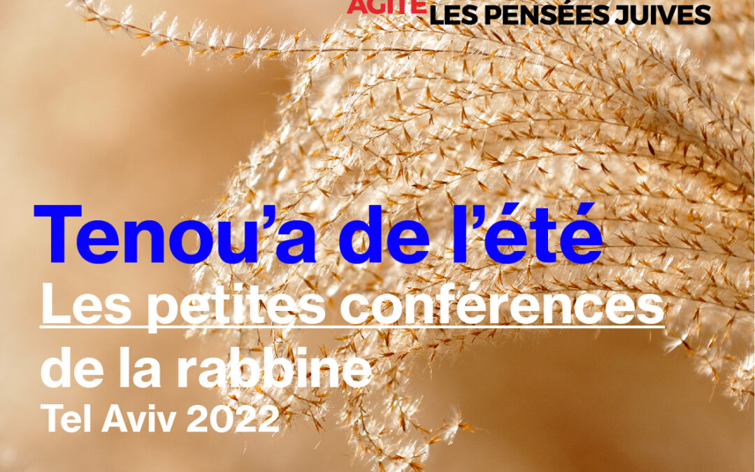 Tenou’a de l’été Les petites conférences de la rabbine 1